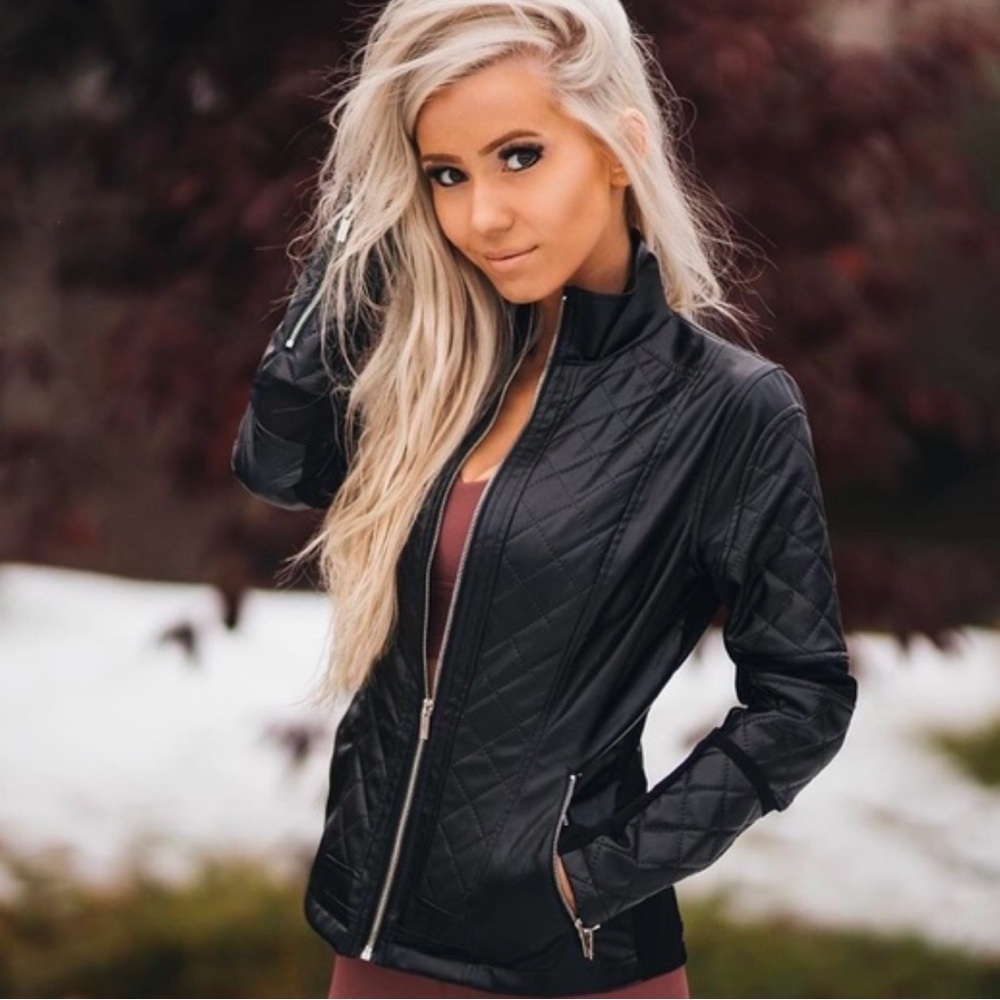 Buffbunny Collection leather jacket (faux)